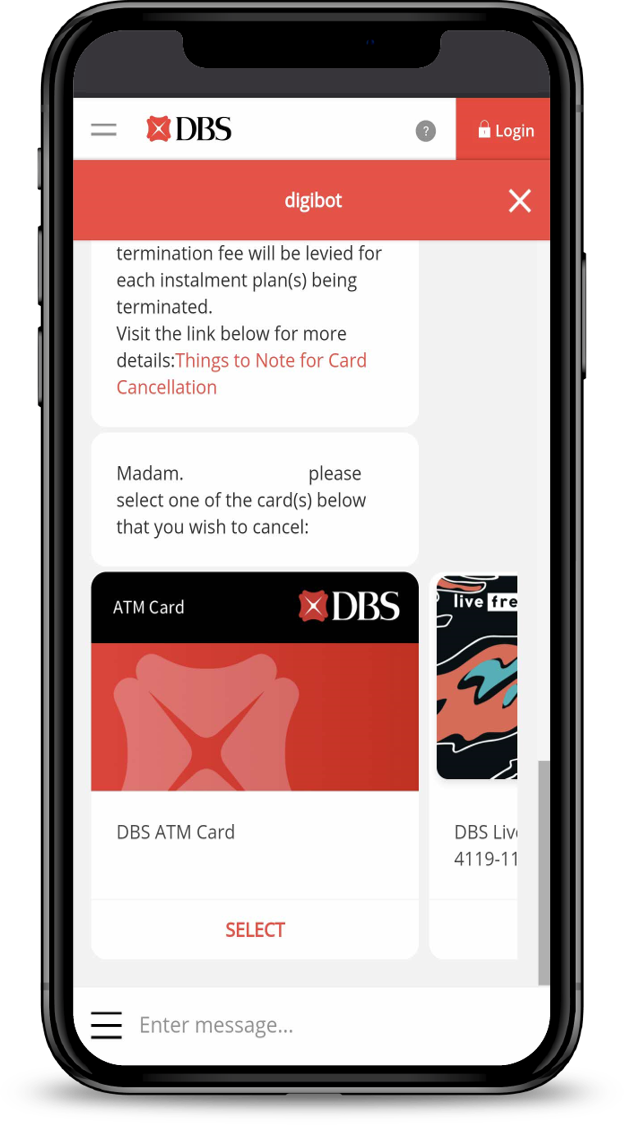 Cancel Card Dbs Singapore