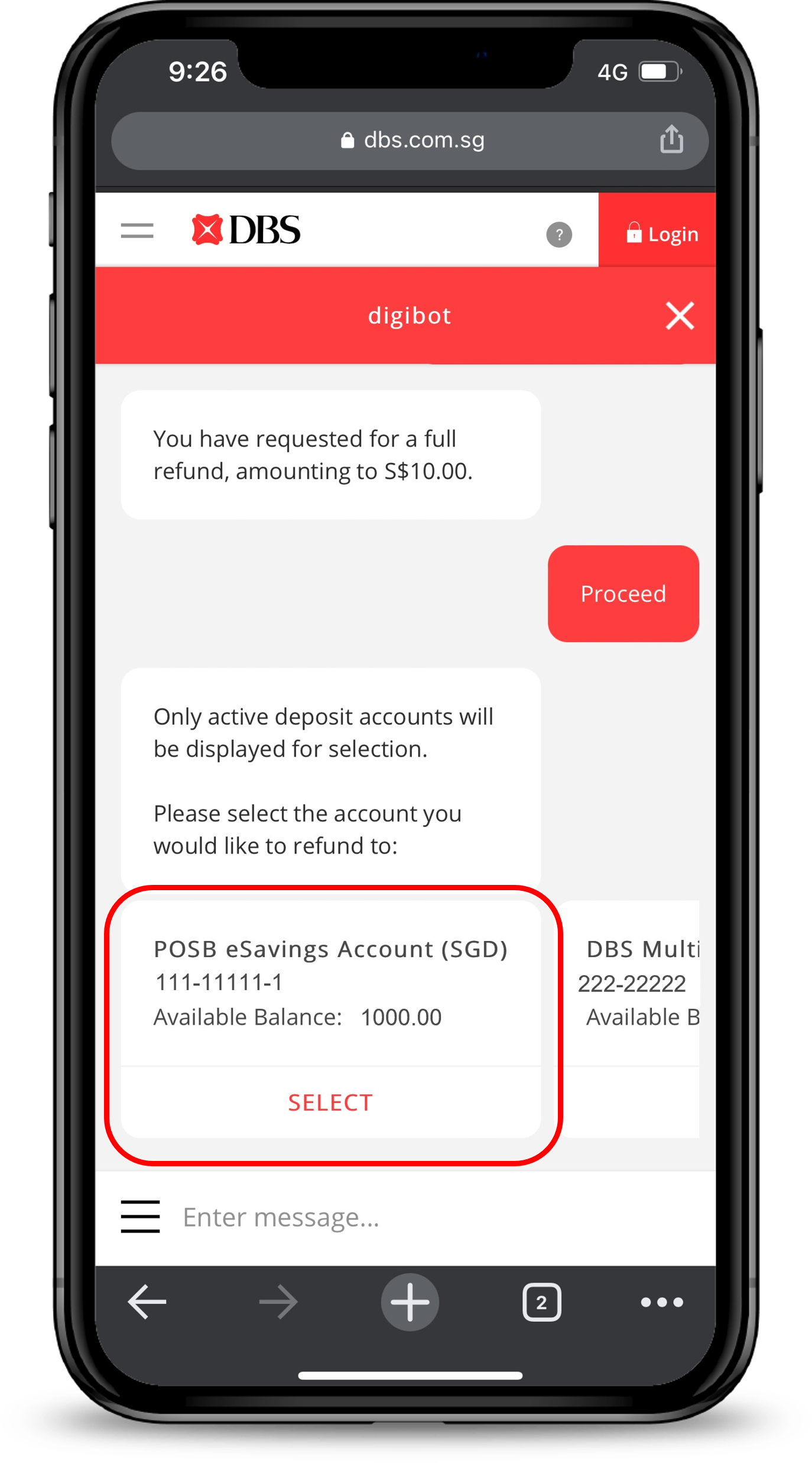 credit-balance-refund-dbs-singapore