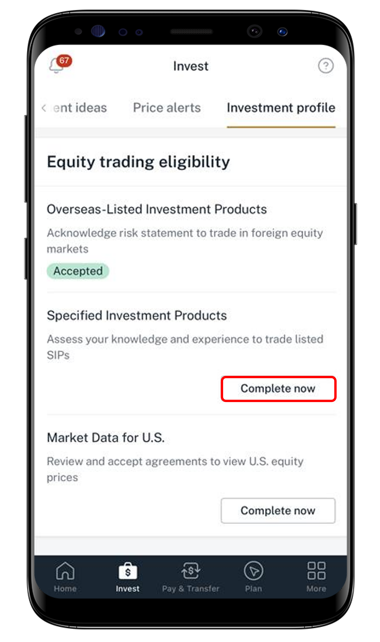 Specified Investment Products