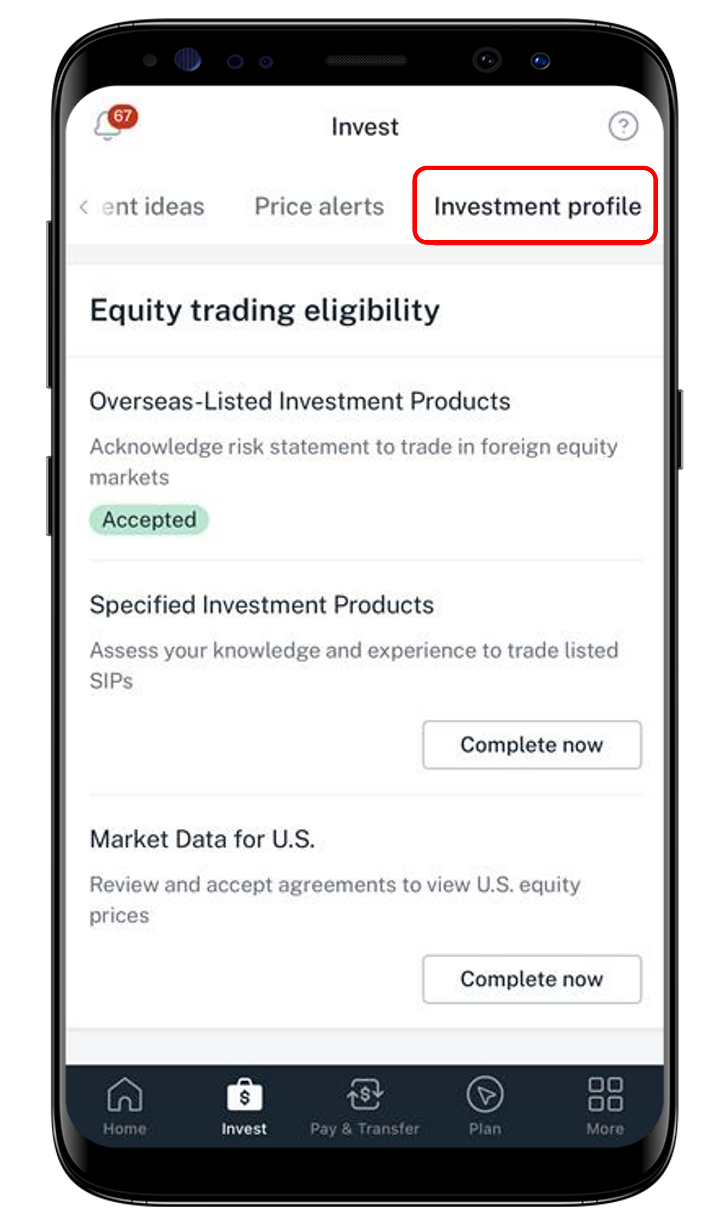 investment profile