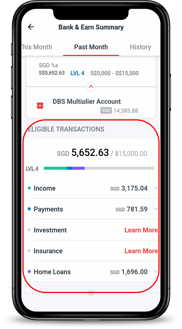 Understanding DBS Multiplier's Bank & Earn Summary DBS Singapore