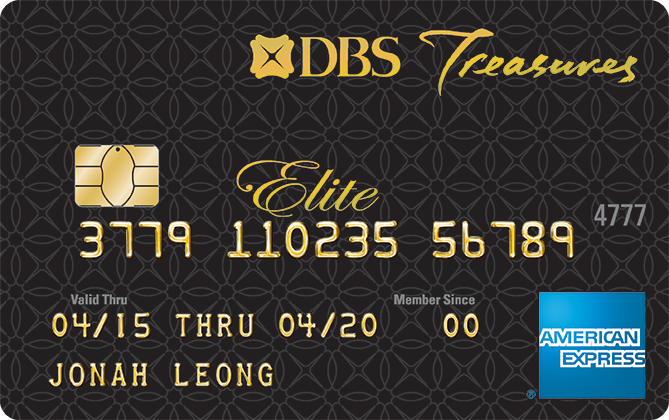 DBS Treasures Black Elite Card